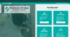 Desktop Screenshot of medlockbridgevet.com